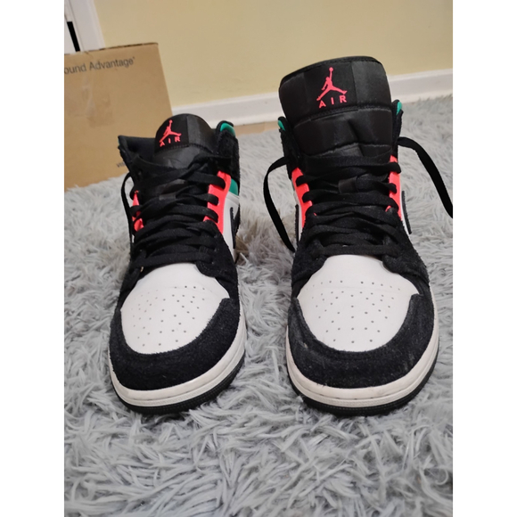 Air Jordan 1 SE Mid 2016 South Beach Size 11.5 Sneakers 852542-116 Sneakers - Picture 2 of 11